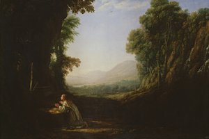 Paesaggio con la Maddalena penitente